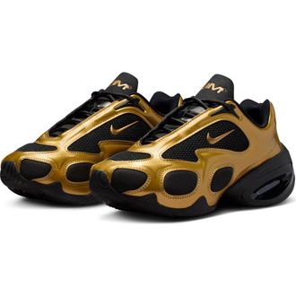 Nike Air Max Muse Sneaker in Metallic Gold/Black at Nordstrom Rack, Size 5.5