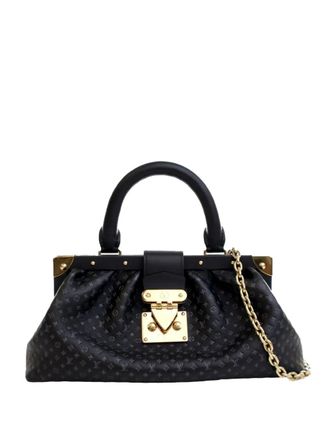 Louis Vuitton 2010-2025 Embossed Calfskin Nanogram satchel - Black