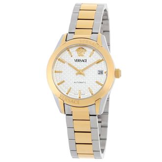 Versace Greca Classic Automatic Silver Dial Ladies Watch VESCA0424