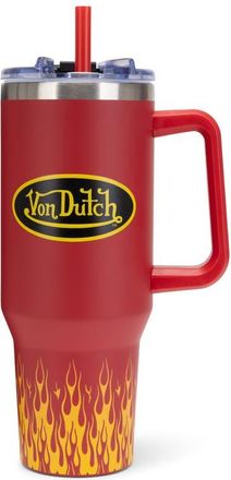 Von Dutch 40oz Double Walled Insulated Stainless Steel Tumbler in Red City Of Angels at Nordstrom
