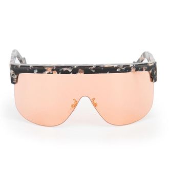 Loewe LW40034U55S Shield Semi Rim Sunglasses - Brown