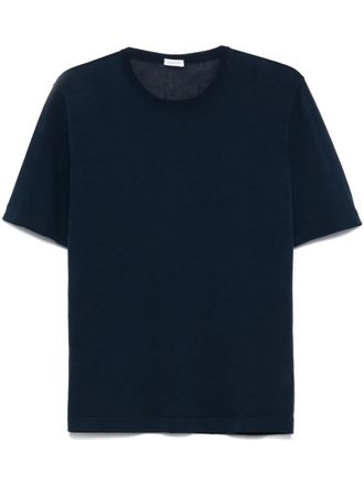 Caruso short-sleeves cotton T-shirt - Blue