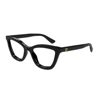 Gucci Accessoires, unisex, Zwart, ONE Size, Cat-eye Acetaat Zonnebril
