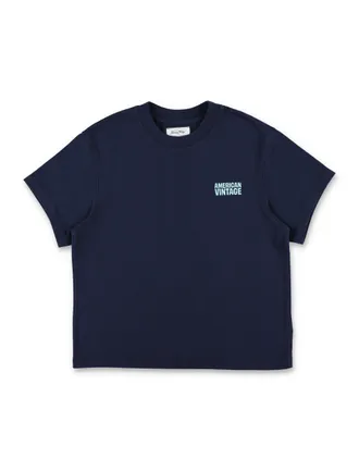 American Vintage Magliette e polo vintage americane blu