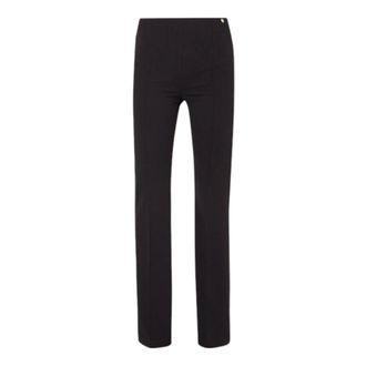 Liu Jo Slim-fit Trousers, female, Black, Size: 2XL Stylish Pants