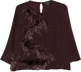 Antonelli Mango Top - Dames - Blouses - Bruin - S - Overhemden