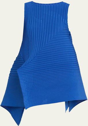 Issey Miyake Fold Pleats Mini Dress