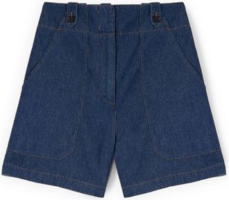 Motivi Short Shorts - Dames - Denim shorts - Blauw - W32 - Katoen - Korte Broeken
