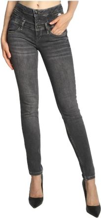Liu Jo High Waist Skinny Rampy Jeans - Dames - Skinny Jeans - Grijs - W32 - Katoen - Jeans