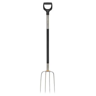 Fiskars Ergonomic Rastrillo Plateado 136 Cm Jardiner&iacute;a