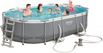 Bestway Piscina C-tel Ovalada Con Bomba 88x305x107 Mod. 56448