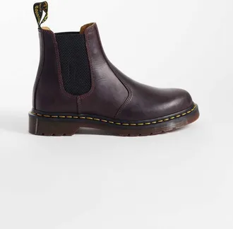 Dr. Martens 2976 - Stivaletti Chelsea unisex rosso ciliegia Crazy Horse