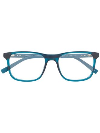 Lacoste square-frame glasses - Blue
