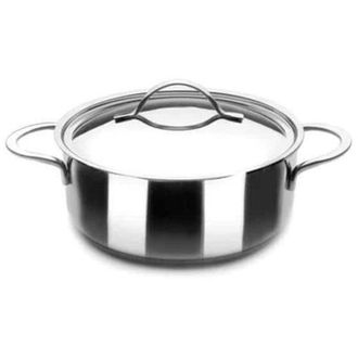Ibili Cacerola Con Tapa Inox Noah 28 Cm Ibili