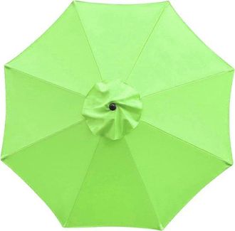 OEM Toldo De Repuesto Para Sombrilla Con 8 Varillas, Cubierta Resistente A Los Rayos Uv (solo La Parte Superior), Rayas Azules Y Blancas, 2 M
