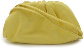 Bottega Veneta Pre-owned Cross Body Bags, female, Yellow, Size: ONE SIZE Pre-owned The Pouch Leather Coin Purse