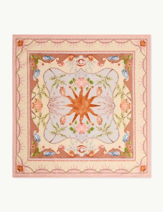 Nobody's Child Orange Printed Head Scarf