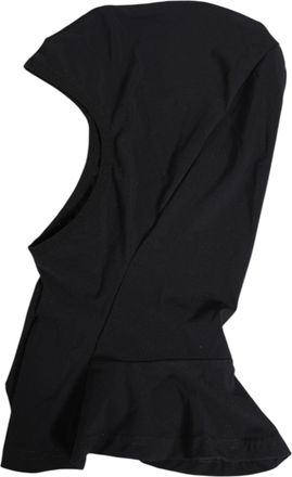 Dolce & Gabbana Mens Black Nylon Elastane Balaclava Hood Face Cover Hat