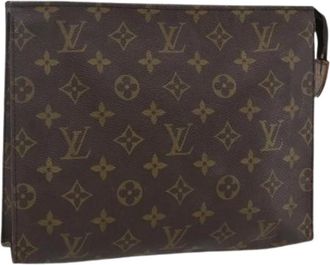Louis Vuitton Pre-owned Clutches, female, Brown, Size: ONE SIZE Pre-owned Canvas Clutch