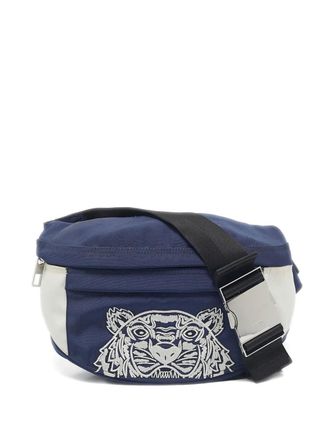 Kenzo embroidered belt bag - Blue