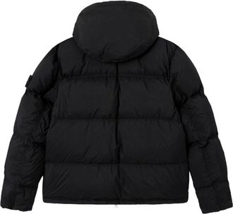 Stone Island Mens Down Jacket Black Polyamide Padded &