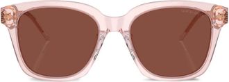 Giorgio Armani square-frame sunglasses - Pink