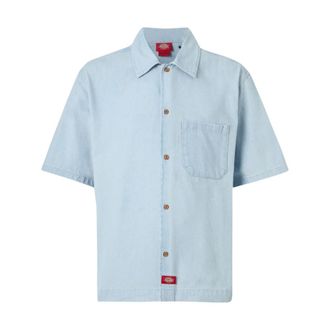 Dickies Hombre, Camisas, Azul, Talla: S