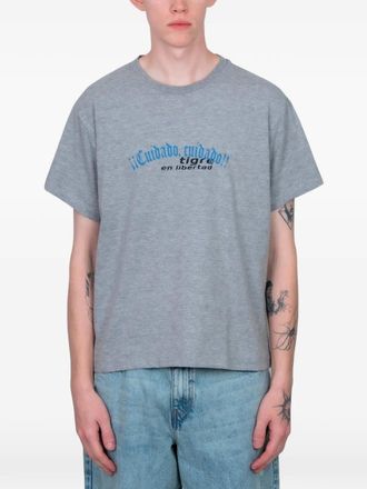 Gimaguas Tigre T-shirt - unisex - Cotton/Polyester - S - Grey