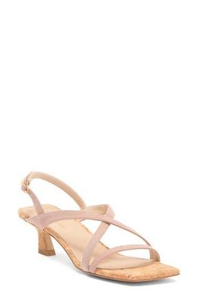 Stuart Weitzman Oasis 50 Kitten Heel Slingback Sandal in Dolce at Nordstrom Rack, Size 9.5