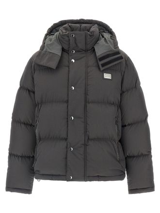 Dolce & Gabbana Mens Gray Polyamide Full-Length Jacket Clothing