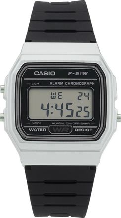 Casio Mens CASIO F Series Student Sports Minimalistic Retro Small Watch Mens Black Digital F-91WM-7ADF