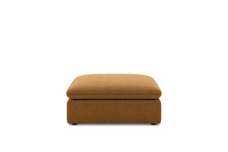 Castlery Customized Brown Large Ottoman | Dawson by Castlery