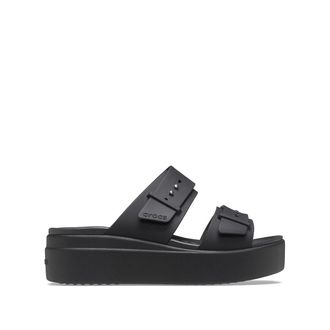Crocs Muiltjes met sleehak Brooklyn Buckle