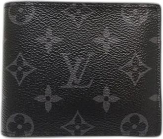 Louis Vuitton Pre-owned Wallets, female, Black, Size: ONE SIZE Pre-owned Canvas Wallet