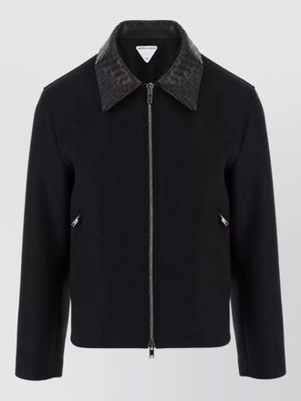 Bottega Veneta single breasted wool coat