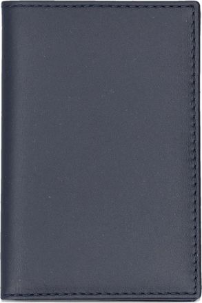 Comme Des Garçons leather bi-fold wallet - unisex - Calf Leather - One Size - Blue