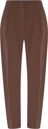 Bruuns Bazaar Cindysus Dagny Broeken - Dames - Broeken - Bruin - M - Polyester - Broeken