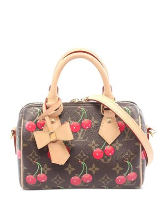Louis Vuitton x Takashi Murakami Borsa tote Speedy Bandouliere 20 anni 2010 - Marrone