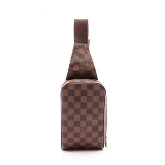 Louis Vuitton Damier Brown Ebene Coated Canvas Fanny Pack Sling Bag (Pre-Owned)