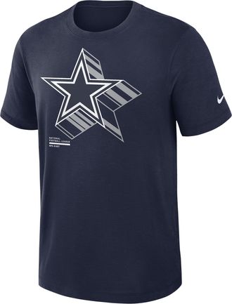Nike Dallas Cowboys Slub Nike Mens Dri-FIT NFL T-Shirt in Blue | 034941S7RD-3TJ