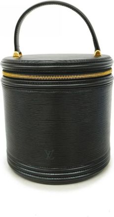 Louis Vuitton Pre-owned Handbags, female, Black, Size: ONE SIZE Pre-owned Cosmetic Trunk Epi Leather Handbag