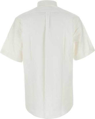 Givenchy Mens White Oxford Shirt Cotton