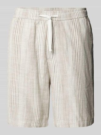 s.Oliver Red Label Relaxed Fit Bermudas aus reiner Baumwolle in Beige, Gr&ouml;&szlig;e XXXL