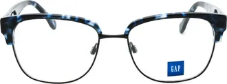 GAP VGP009 Rectangular Metal Frame Eyeglasses - Brown
