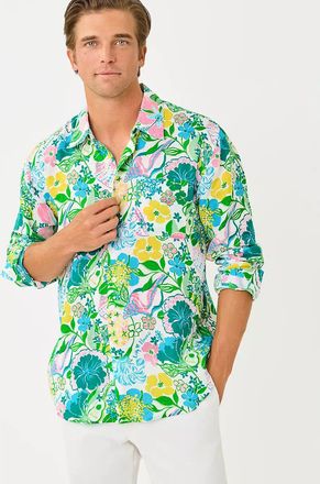 Lilly Pulitzer Mens Stuff Addison Button Down Shirt