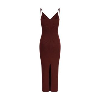 Versace Womens Bordeaux Viscose Casual Dress