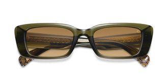Etnia Barcelona Deia Sun ARBR Womens Sunglasses Green Size 52
