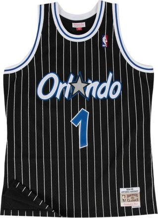 Mitchell & Ness Orlando Magic Hardaway Swingman Jersey - Heren - Fitness - Zwart - S - Polyester - Fitness