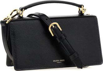 Golden Goose Palmellato Leather Top Handle Bag - Black