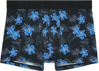 HOM Keywest Boxer Briefs in Black Print at Nordstrom, Size Xx-Large